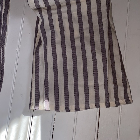 Maurices Jumpsuit Stripes Grey White Size M - Picture 5 of 8